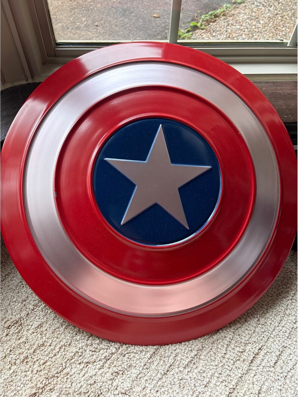 Marvel Captain America Replica Shield Metal